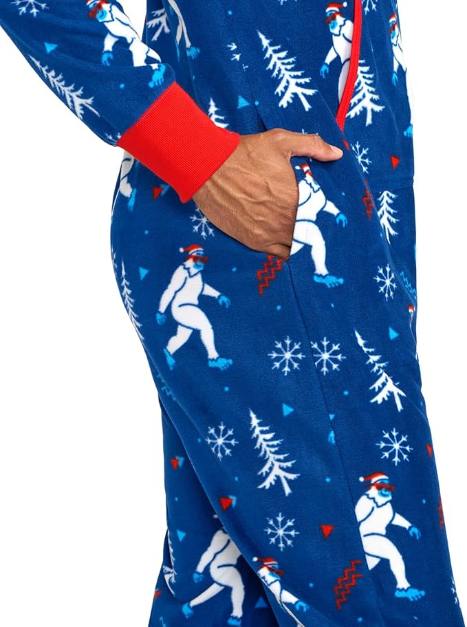 Tipsy Elves Christmas Onesies for Adults - Comfy Unisex Matching Holiday Jumpsuits with Convenient Pockets
