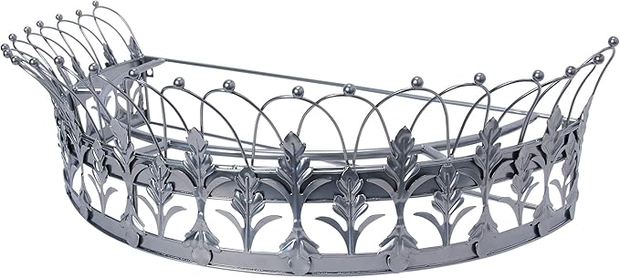Creative Co-Op Decorative Metal Curtain or Canopy Crown