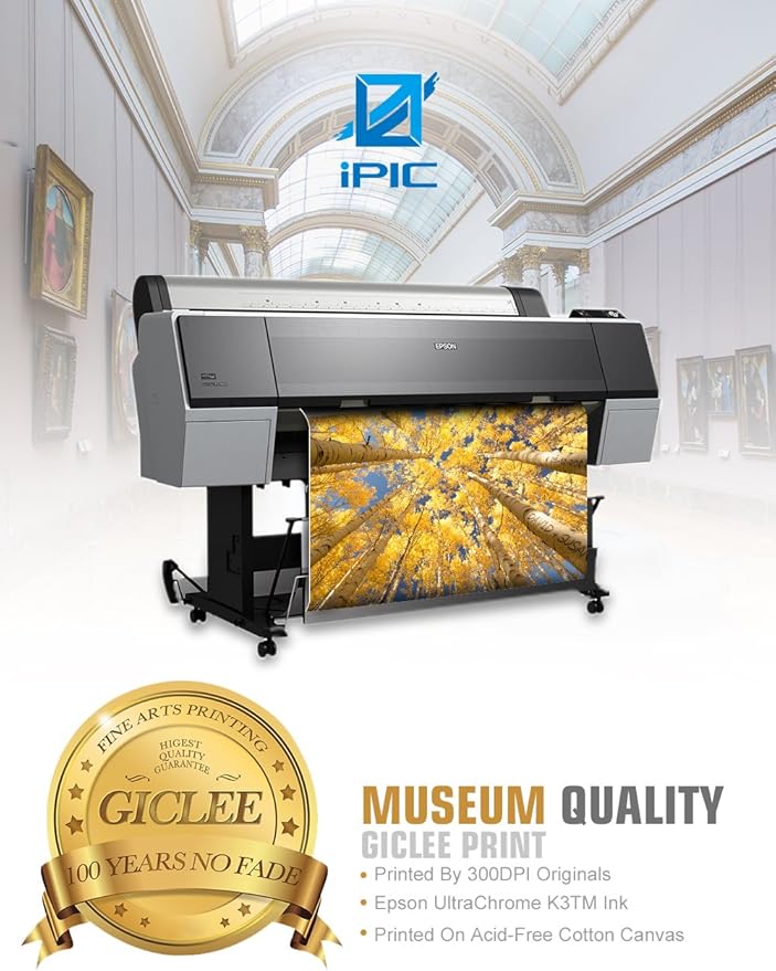IPIC - Fall in Love, Personalized Artwork with Names and Date on, Customized Gift for Anniversary,Wedding,Birthday and Holidays. 24x16