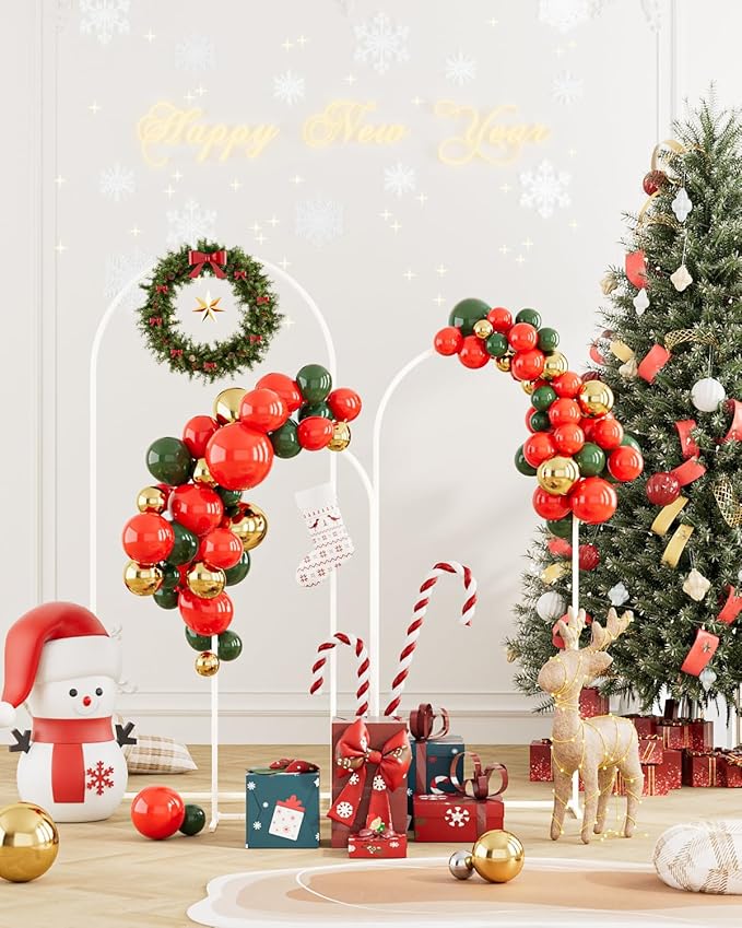 Wedding Arch, Metal Arch Backdrop Stand, Balloon Arch Stand Wedding Frame for Ceremony Decoration (White, 6FT, 5FT, 4FT Arch Backdrop)