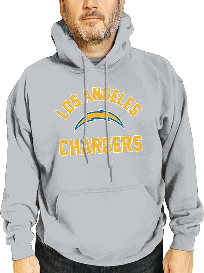 Team Fan Apparel NFL Adult Gameday Hooded Sweatshirt - Poly Fleece Cotton Blend - Stay Warm and Represent Your Team in Style