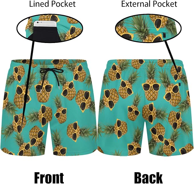 Men's Hawaiian Shirt and Shorts Set 2 Piece Beach Outfits with Bucket Hats for Beach Days and Summer Vibes