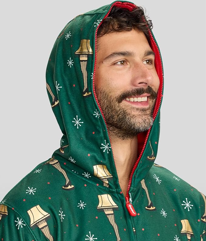 Tipsy Elves Christmas Onesies for Adults - Comfy Unisex Matching Holiday Jumpsuits with Convenient Pockets