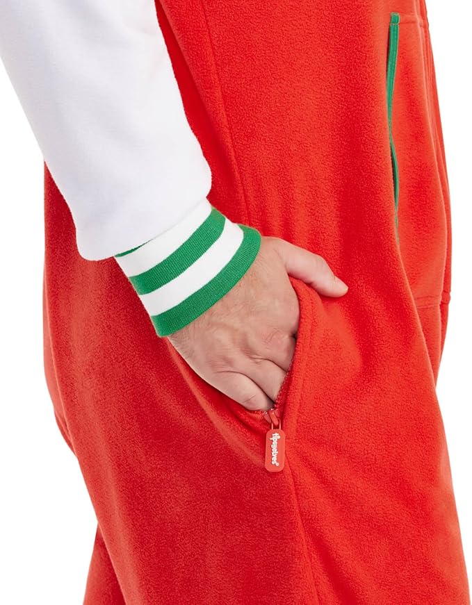 Tipsy Elves Christmas Onesies for Adults - Comfy Unisex Matching Holiday Jumpsuits with Convenient Pockets