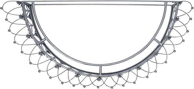 Creative Co-Op Decorative Metal Curtain or Canopy Crown