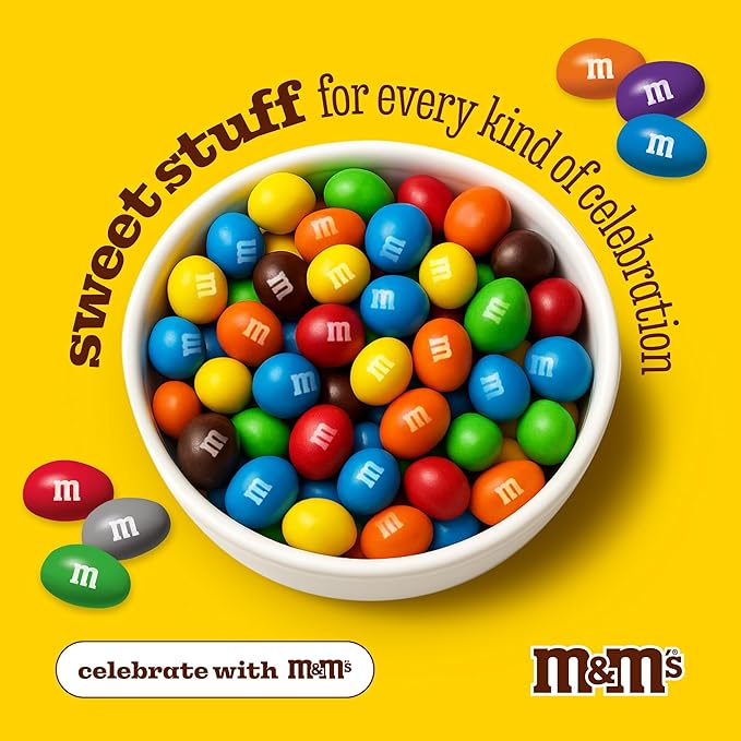 M&M’S WORLD Peanut Purple Chocolate Candy-2lbs of Bulk Candy in Resealable Pack for Easter,Candy Buffet,Birthday Parties,Theme Meetings,Candy Bar,Sweet Stuff for DIY Party Favors or Edible Decoration