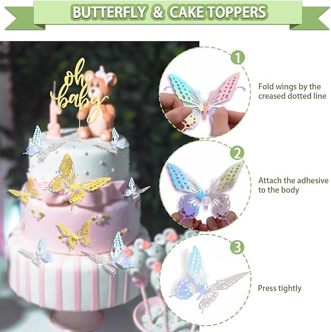 372 Pcs Sage Green Baby Shower Decorations, Neutral Baby Shower Decor Supplies- Disposable Dinnerware Set With Eucalyptus Leaf (50 Guest), "OH BABY" Banner, Balloon, Sash, Cake Topper