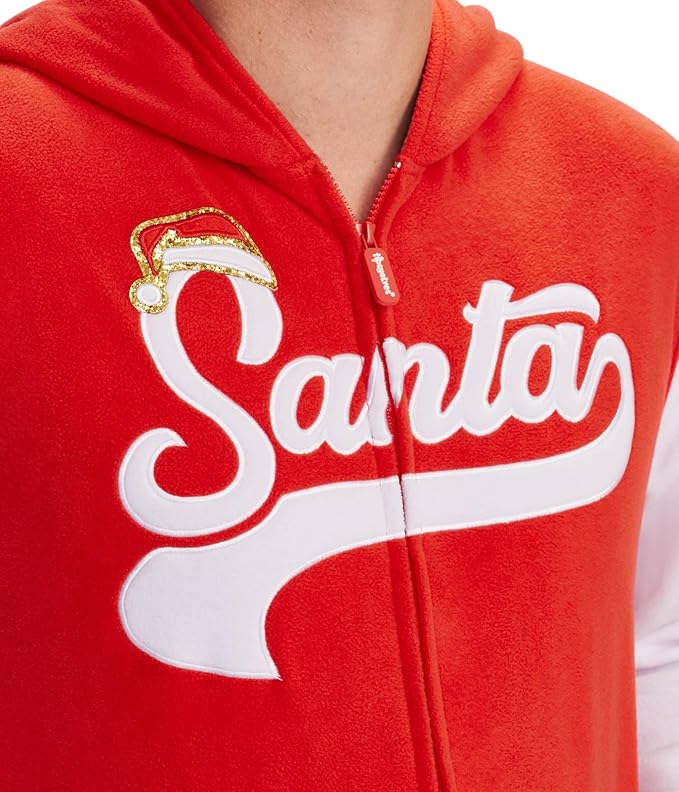 Tipsy Elves Christmas Onesies for Adults - Comfy Unisex Matching Holiday Jumpsuits with Convenient Pockets