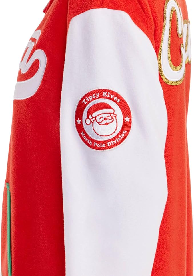 Tipsy Elves Christmas Onesies for Adults - Comfy Unisex Matching Holiday Jumpsuits with Convenient Pockets