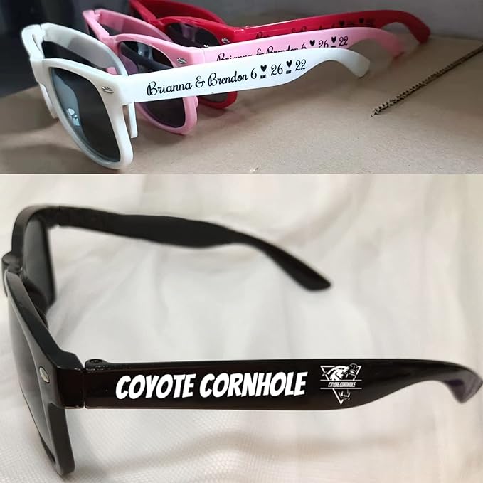 Personalized Wedding Sunglasses In Bulk Destination Wedding Favors For Guest Bridal Party Sunglasses Set