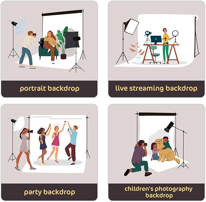Kate 6.5x10ft Retro Photography Backdrop Brushed Painted Abstract Background Studio Backdrops