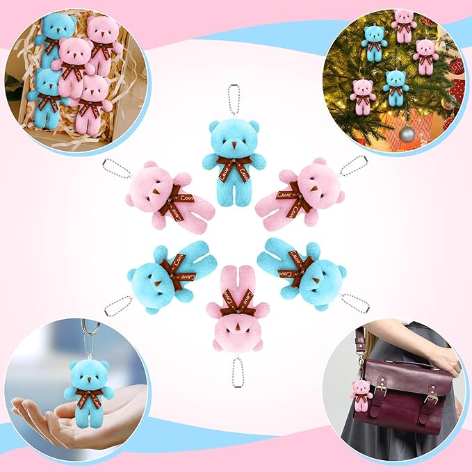 22 Pcs Funny Baby Shower Diapers Games Activities Fun Bridal Shower Games How Many Plushies Can You Catch in Your Big Diaper Gender Reveal for Boys Girls Adults (Classic,Pink and Blue)