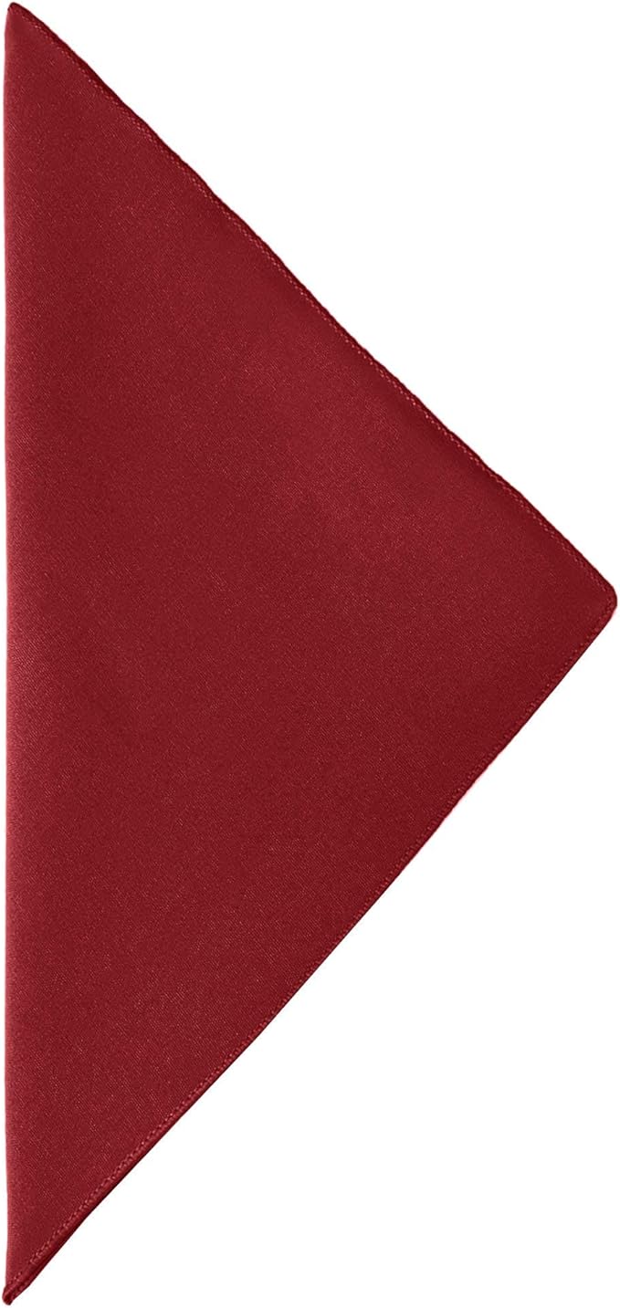 Ultimate Textile Cotton-Feel Red Cloth Napkins - 17" x 17" (Set of 36) Washable Dining Quality Polyester, Wrinkle & Stain Resistant