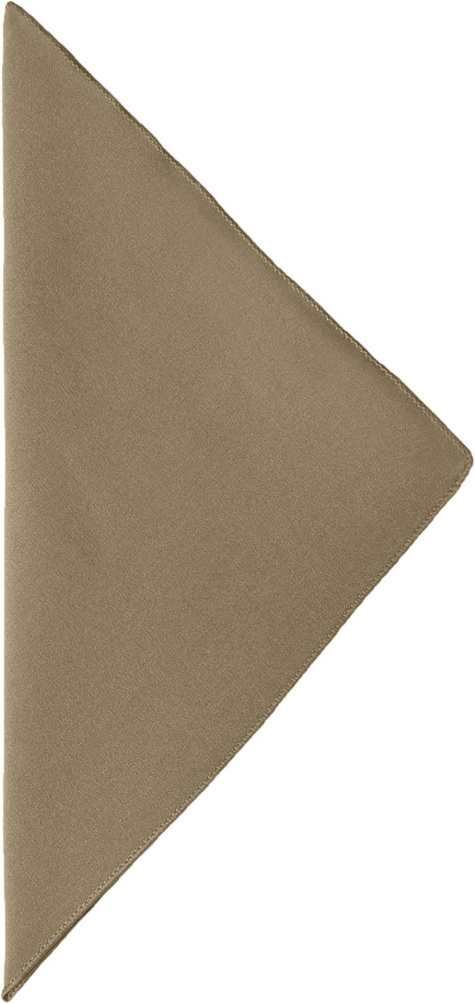 Ultimate Textile Cotton-Feel Toast Cloth Napkins - 17" x 17" (Set of 120) Washable Dining Quality Polyester, Wrinkle & Stain Resistant