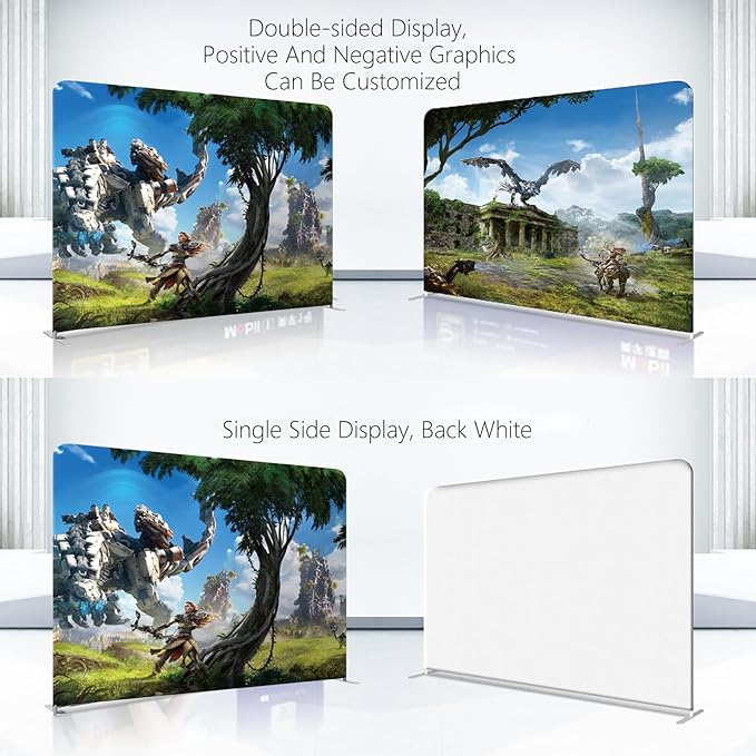 Custom Tension Fabric Display Backdrop Banner Stand - Vibrant HD Printing For Trade Shows Backdrop Booth , Conferences, Weddings, And More