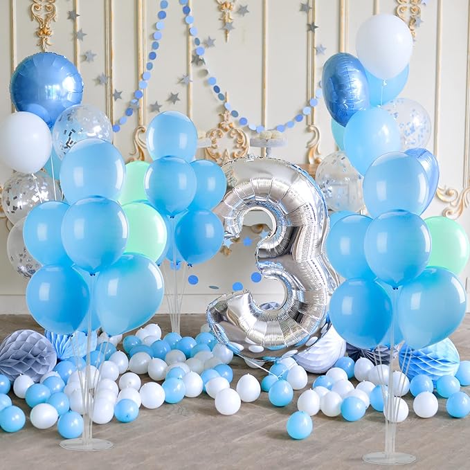 20 Sets Balloon Stand Kits, Balloon Sticks Holder with Base for Table Graduation Birthday Baby Shower Gender Reveal Party Decorations