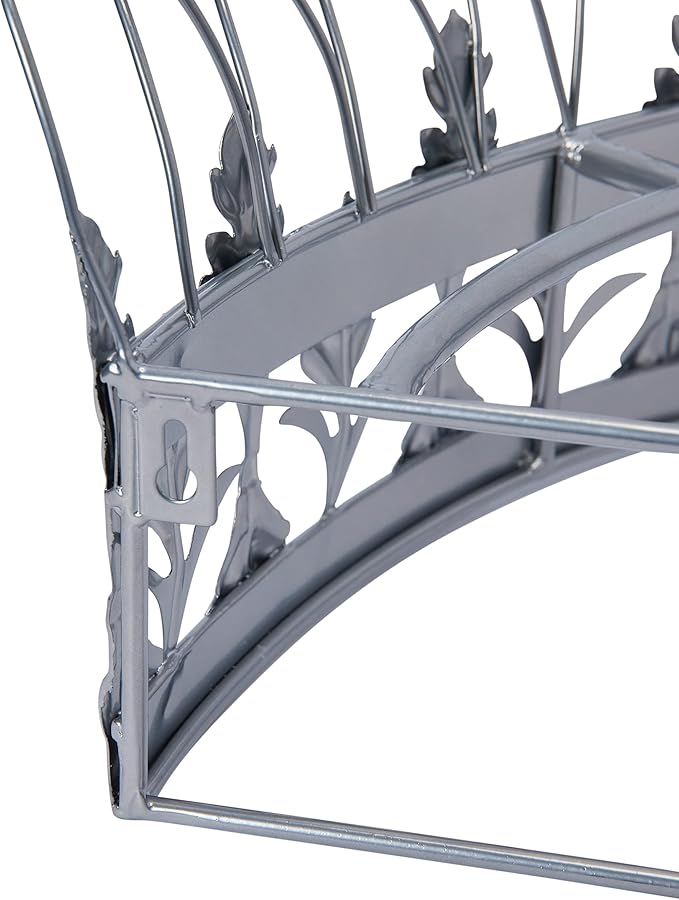 Creative Co-Op Decorative Metal Curtain or Canopy Crown