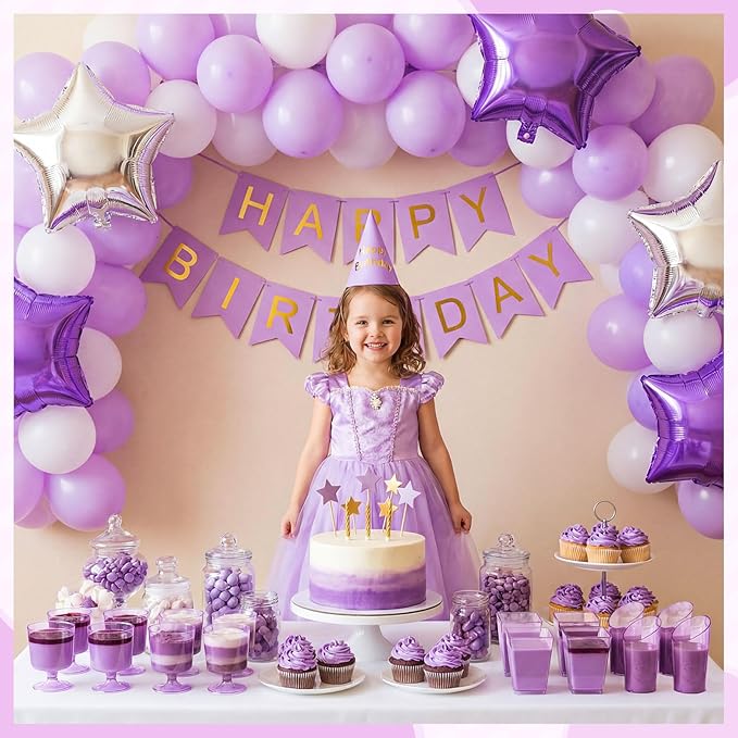 300 Pack Clear Purple Mini Dessert Cups with Spoons 5oz 3oz Plastic Square Slanted Parfait Appetizer Shooter Round Goblet for Dessert Table Birthday Party Ice Cream Pudding Mousse Yogurt