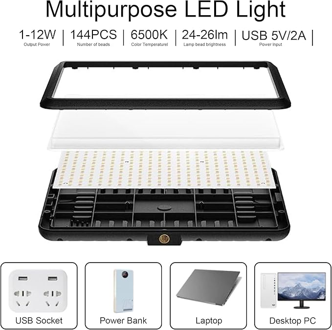 Upgrade Light Box Photography,Portable Photo Studio 16x16 inch Professional Shooting Tent Kit with 288pcs LED Lights 15 HD Backdrops Paper for Food and Small Product Photography Props