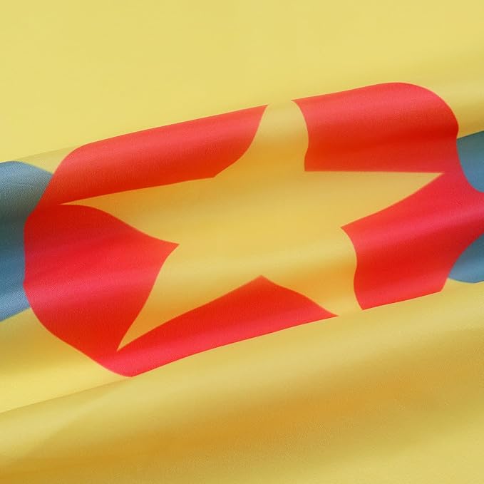 AZ FLAG Set of 5 Grenada Flags – 90 x 60 cm – Grenadine Flag 100% Polyester with Integrated Metal Eyelets