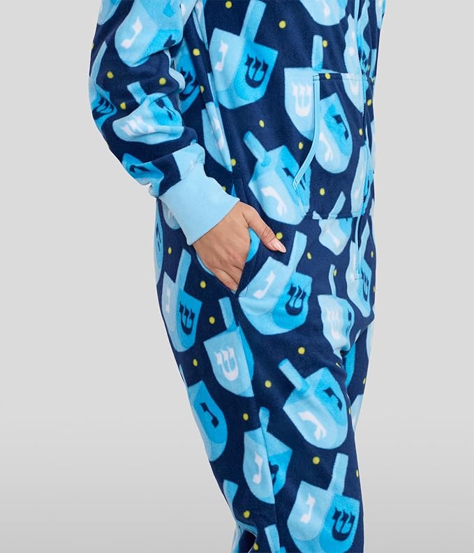 Tipsy Elves Christmas Onesies for Adults - Comfy Unisex Matching Holiday Jumpsuits with Convenient Pockets