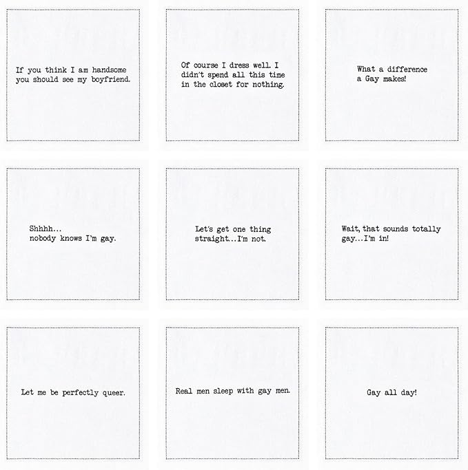 Five Star Funny Pride Quotes | White Cotton Cocktail Napkins | 50 Luxury Disposable Beverage Napkins with Witty Bar Quotes | Drink Napkins for Parties, Bars, Weddings & Game Nights