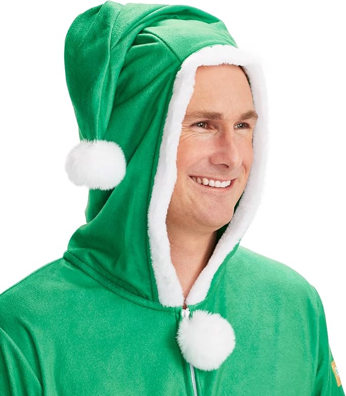 Tipsy Elves Christmas Onesies for Adults - Comfy Unisex Matching Holiday Jumpsuits with Convenient Pockets