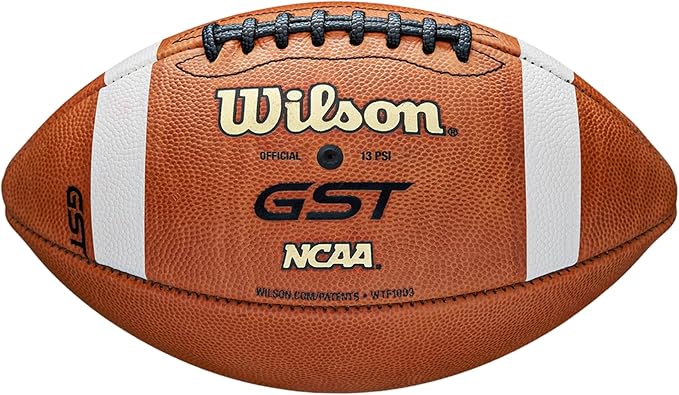 WILSON GST Leather Game Football - Official