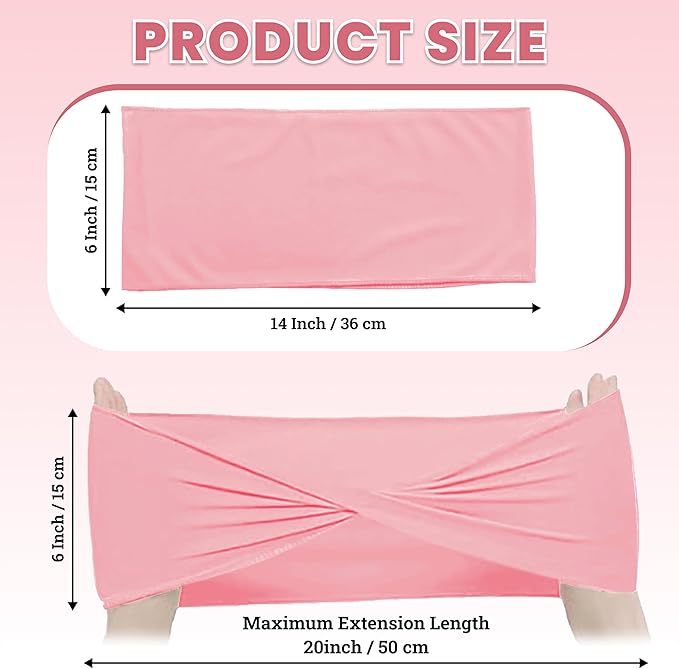 VDS Pack of 200 PCS | Dusty Rose | Spandex Chair Sashes Bows Without Buckle | Stretch Elastic Banquet Universal Folding Chair Band Tie with for Wedding Party Conference Celebration Event Decoration