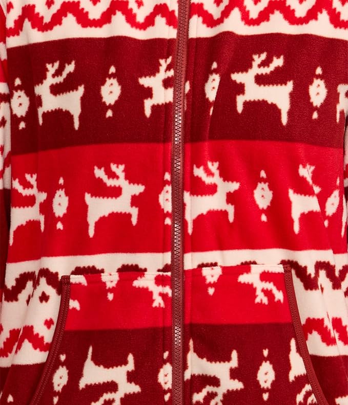 Tipsy Elves Christmas Onesies for Adults - Comfy Unisex Matching Holiday Jumpsuits with Convenient Pockets