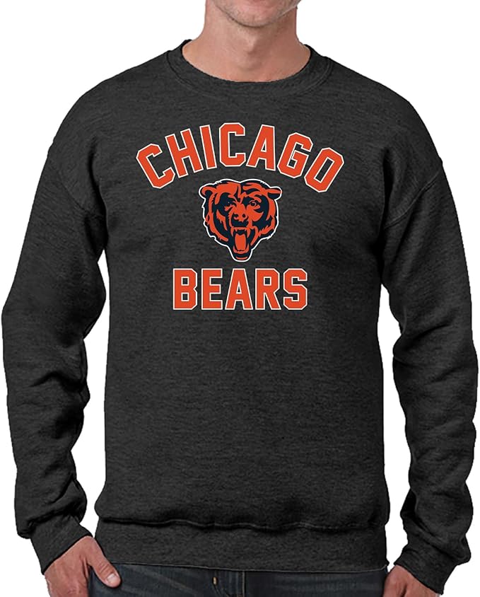 Team Fan Apparel NFL Adult Gameday Football Crewneck Sweatshirt - Cotton Blend - Stay warm, comfortable & stylish on game day
