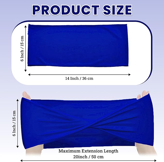 VDS Pack of 300 PCS | Royal Blue | Spandex Chair Sashes Bows Without Buckle | Stretch Elastic Banquet Universal Folding Chair Band Tie with for Wedding Party Conference Celebration Event Decoration