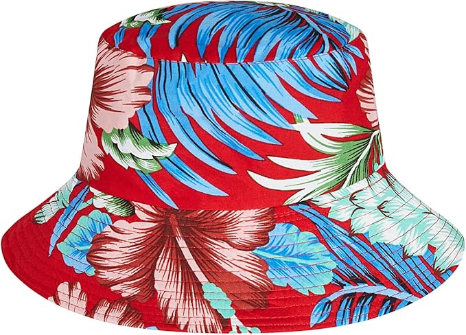 EISHOPEER Men's Flower Hawaiian Sets Casual Short Sleeve Shirt and Shorts Suits Outfits with Bucket Hats