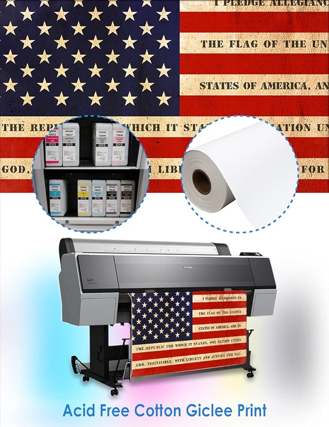 IPIC - American Flag Framed Art with Personalized Family Names & Oath. Ideal Gift for Military, Veterans & Independence Day. Show Pride & Respect. Customize Now! Total Size w/Frame: 33x23