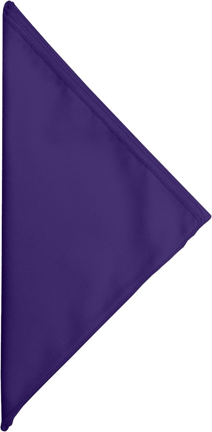 Ultimate Textile Poly-Cotton Twill Purple Cloth Napkins - 17" x 17" (Set of 24) Washable Lunch Napkins for Weddings Restaurants Parties