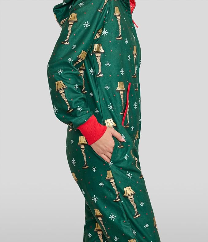 Tipsy Elves Christmas Onesies for Adults - Comfy Unisex Matching Holiday Jumpsuits with Convenient Pockets