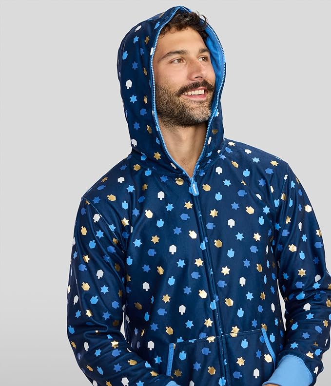 Tipsy Elves Christmas Onesies for Adults - Comfy Unisex Matching Holiday Jumpsuits with Convenient Pockets