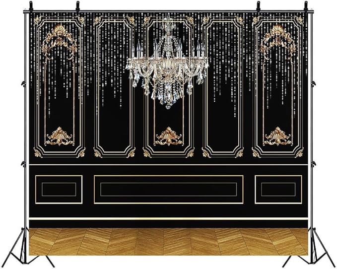 20s Backdrop, Roaring 1920s The Great Gatsby Party Photography Background, Vintage Dance Prom 10x10ft Photo Shoot Booth Props, Cake Table Decor