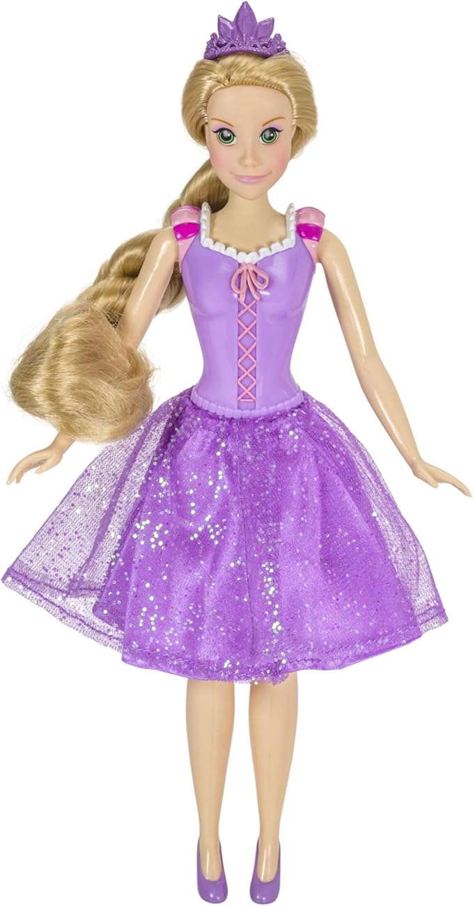 DecoPac Disney Princess Doll Signature Cake DecoSet Cake Topper, Plastic, Rapunzel, 11"