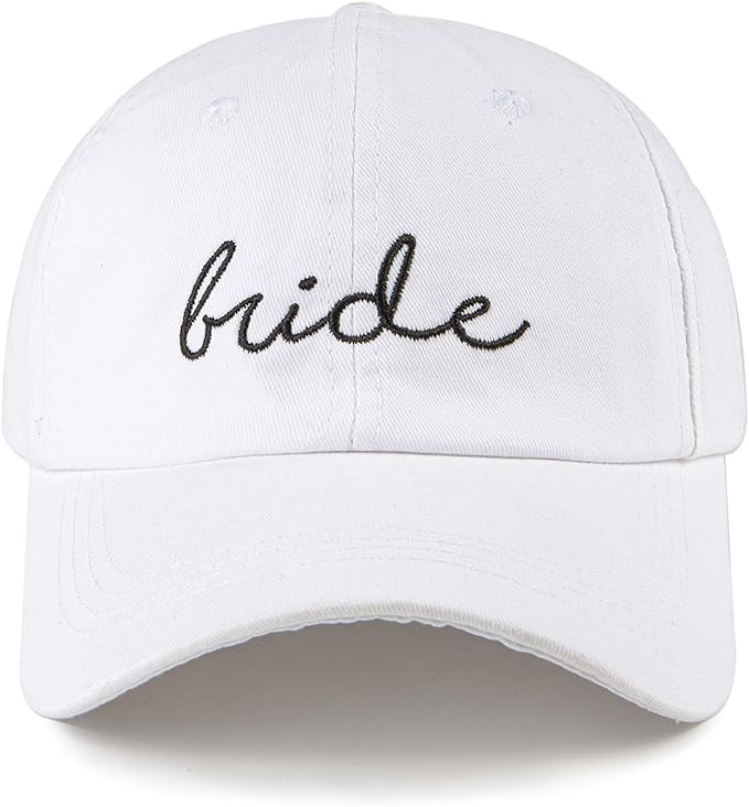 Bride Baby Bachelorette Party Hats, 6 Pack Perfect for The Bride Squad Baseball Trucker Hats