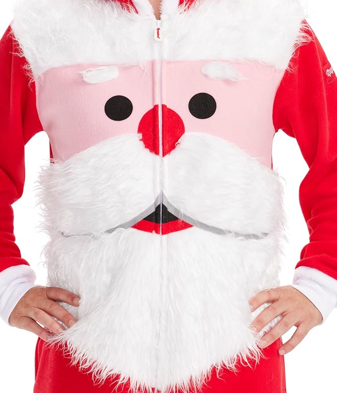Tipsy Elves Christmas Onesies for Adults - Comfy Unisex Matching Holiday Jumpsuits with Convenient Pockets