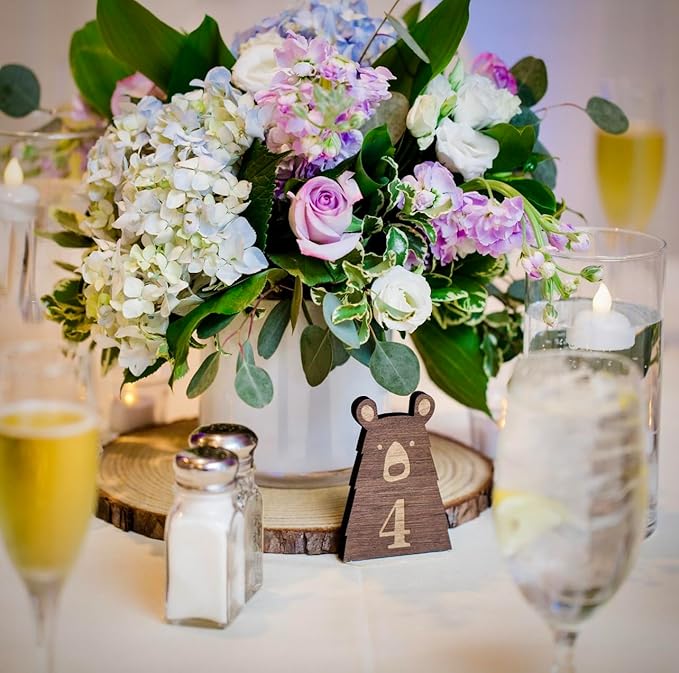 Set of (10) Medium 9-11" Wood Slices for Centerpieces! Wedding and Baby Shower centerpieces (Set of 10 Medium (9-11"))