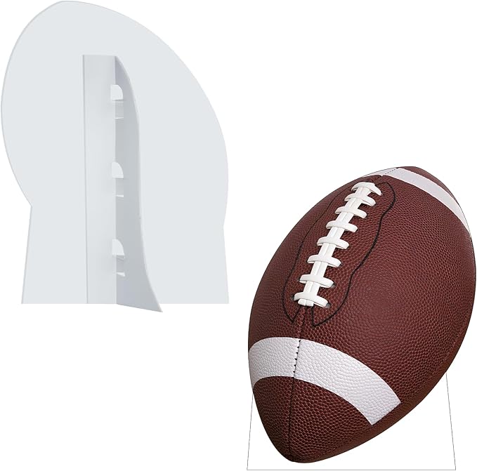 Football Cardboard Cutout, 7FT Life Size Cutouts Decor for Sports Themed Party Backdrop, Photo Booth Props, Birthday Table Centerpieces, Football Game Stand Up Display
