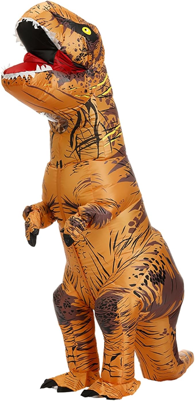 inflatable dinosaur costume adult, T-Rex Dinosaur Costume Adults Funny Cosplay Halloween