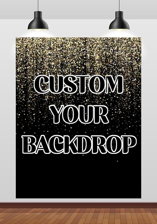 BELECO Fabric 6.5x10ft Custom Backdrop Personalized Backdrops Customize Backdrop with Picture Customized Background Banner for Party Decorations Gift for Birthday Wedding Graduation Valentine's Day