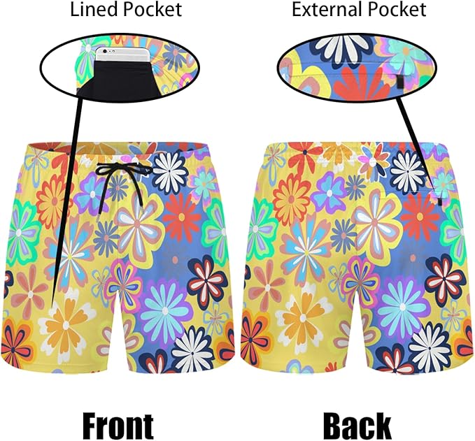 Men's Hawaiian Shirt and Shorts Set 2 Piece Beach Outfits with Bucket Hats for Beach Days and Summer Vibes