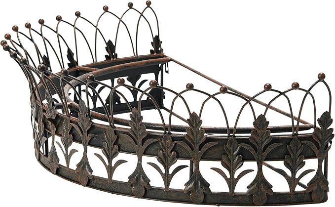 Creative Co-Op Metal Curtain Crown