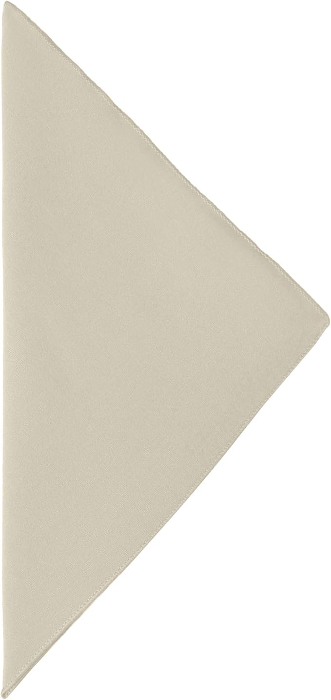 Ultimate Textile Cotton-Feel Tan Cloth Napkins - 17" x 17" (Set of 60) Washable Dining Quality Polyester, Wrinkle & Stain Resistant
