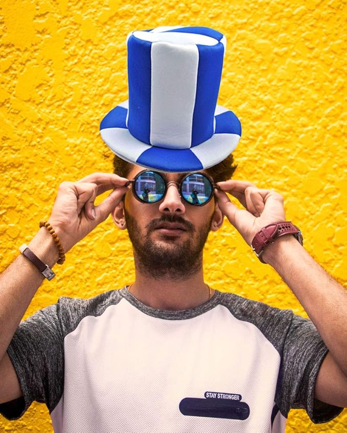 6 Pack Assorted Novelty Party Hats, Funny Costume Hats, Funny Photo Booth Props Hats for Adults, Fun Dress Up Hats Accessories for All Parties, Halloween, Weddings, Events