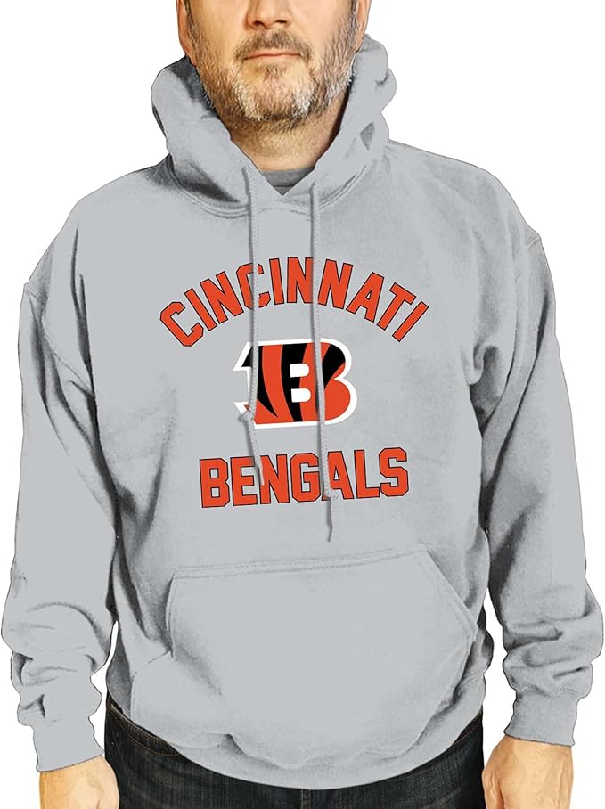 Team Fan Apparel NFL Adult Gameday Hooded Sweatshirt - Poly Fleece Cotton Blend - Stay Warm and Represent Your Team in Style